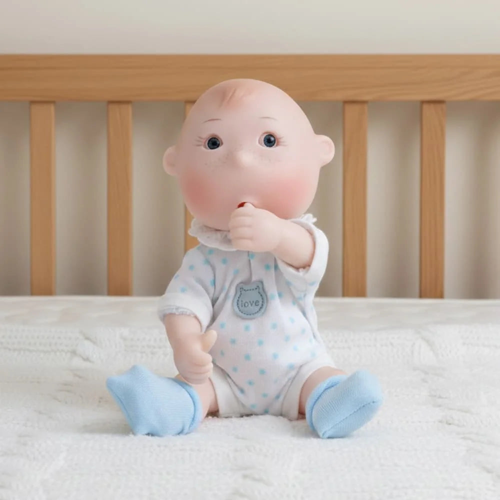Cloveray Soft Vinyl Baby Boy Doll For Dramatic Play
