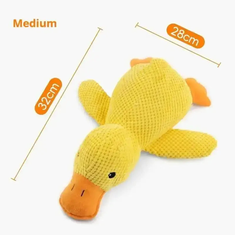 Squeaky Plush Duck Toy for Dogs and Cats Chew Toy for Pets