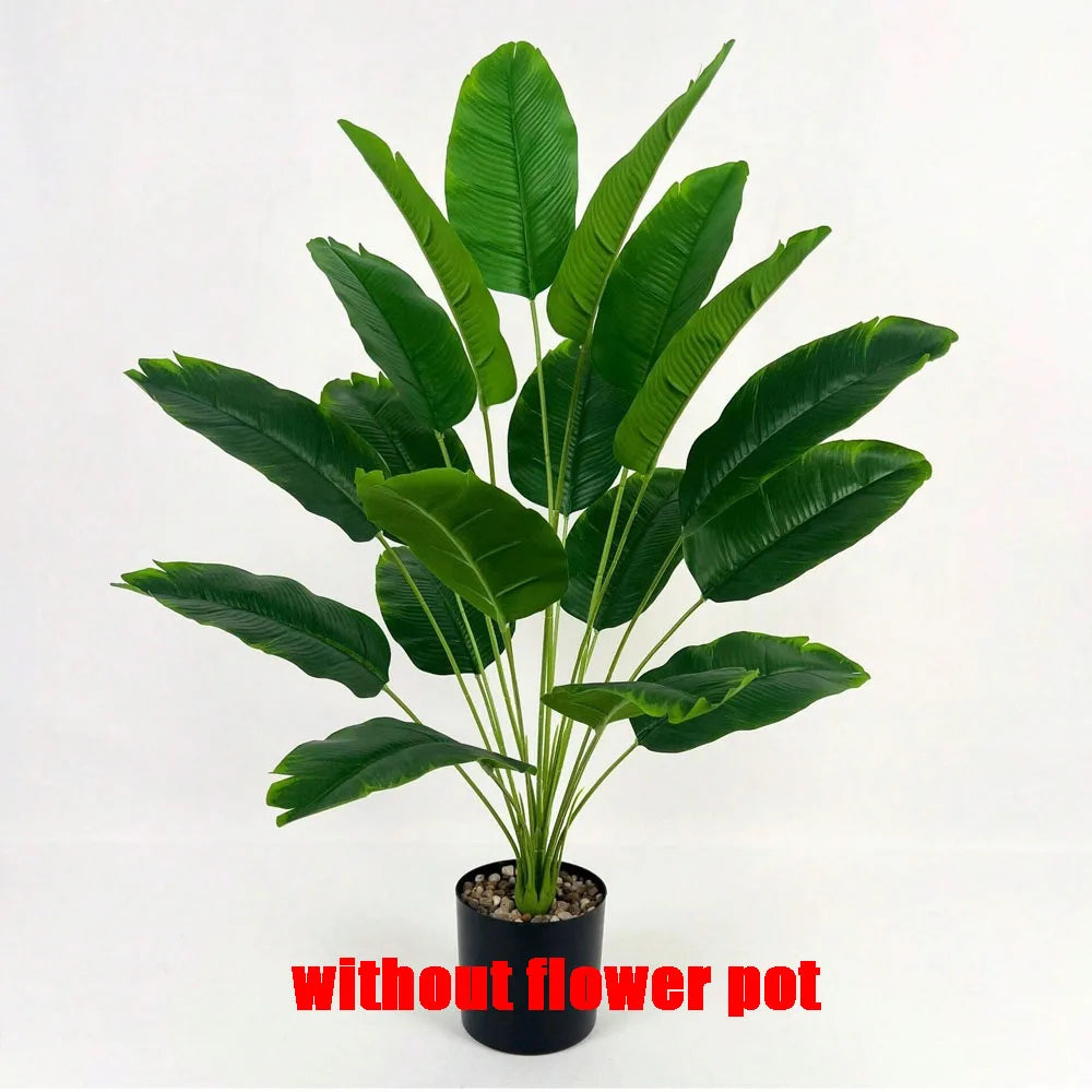 1pc 18 Leaves Artificial Tropical Banana Plant, for adding a bit of Nature to Home and Patios.