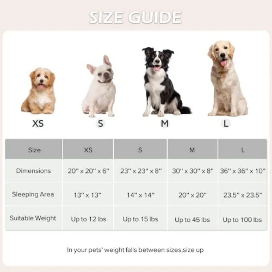 Donut Dog Bed Medium Size, Cute Round Calming Pet Bed with Removable Washable Cover, Orthopedic Cat Puppy Bed with Jacquard Sha