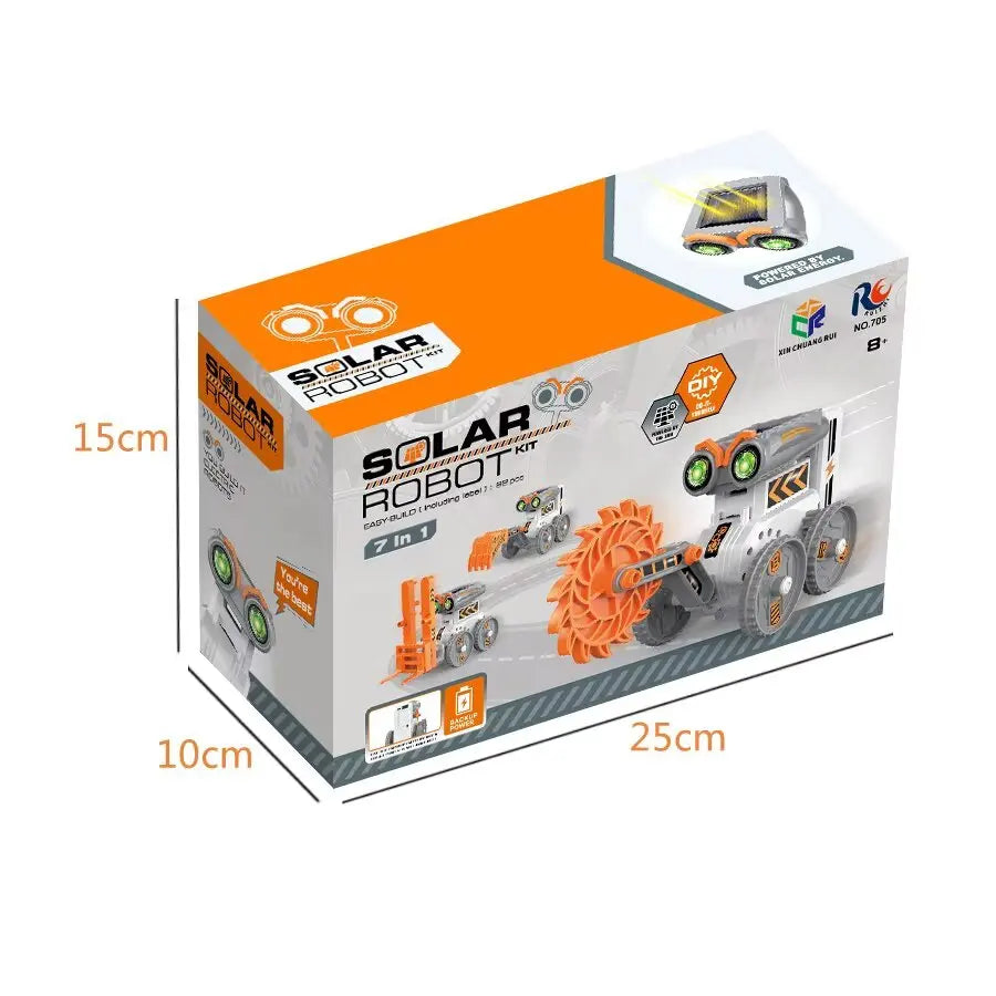 7 In 1 Solar Robot Kit For Kids StemEducation Toyset