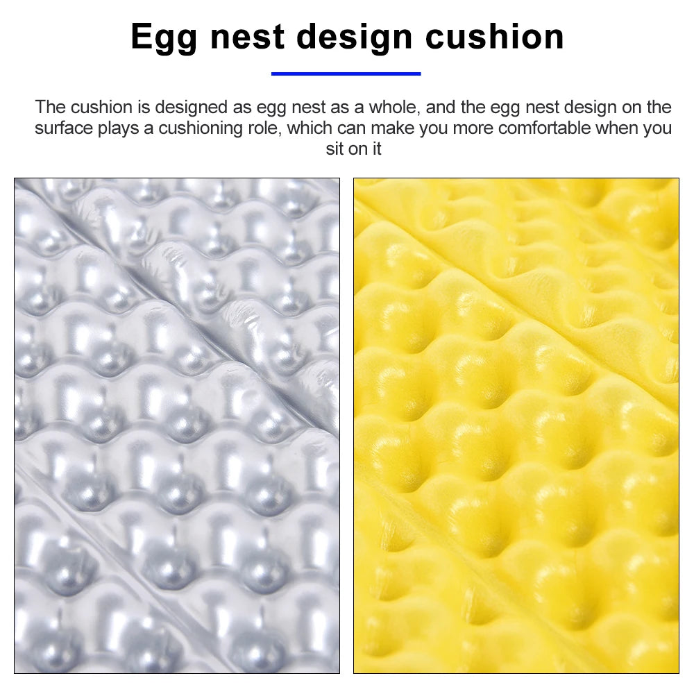 Outdoor Ultralight Foldable Mat / Seat Waterproof XPE Foam for Comfort when Camping, at Beach, Sport Events