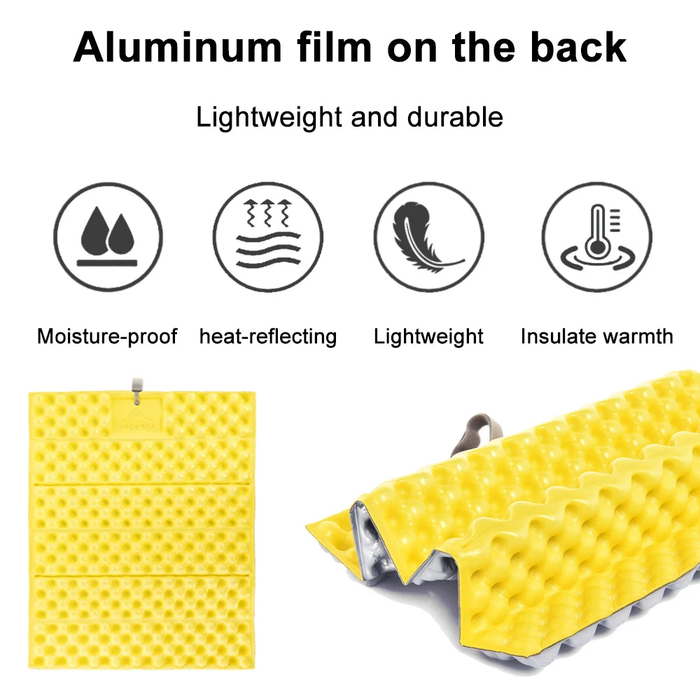 Outdoor Ultralight Foldable Mat / Seat Waterproof XPE Foam for Comfort when Camping, at Beach, Sport Events
