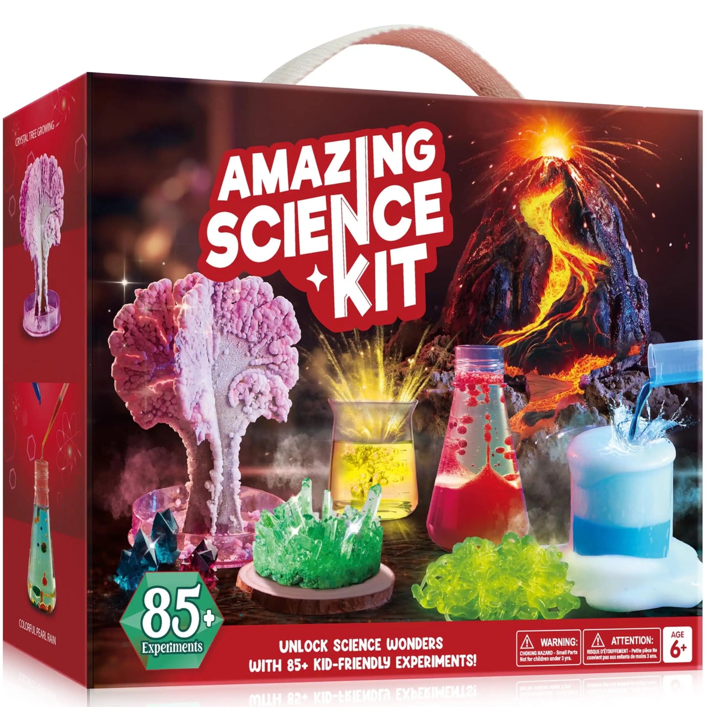 Science Kits for Kids, 85+ STEM Educational Experiments, for Boys Girls Age 6-12.