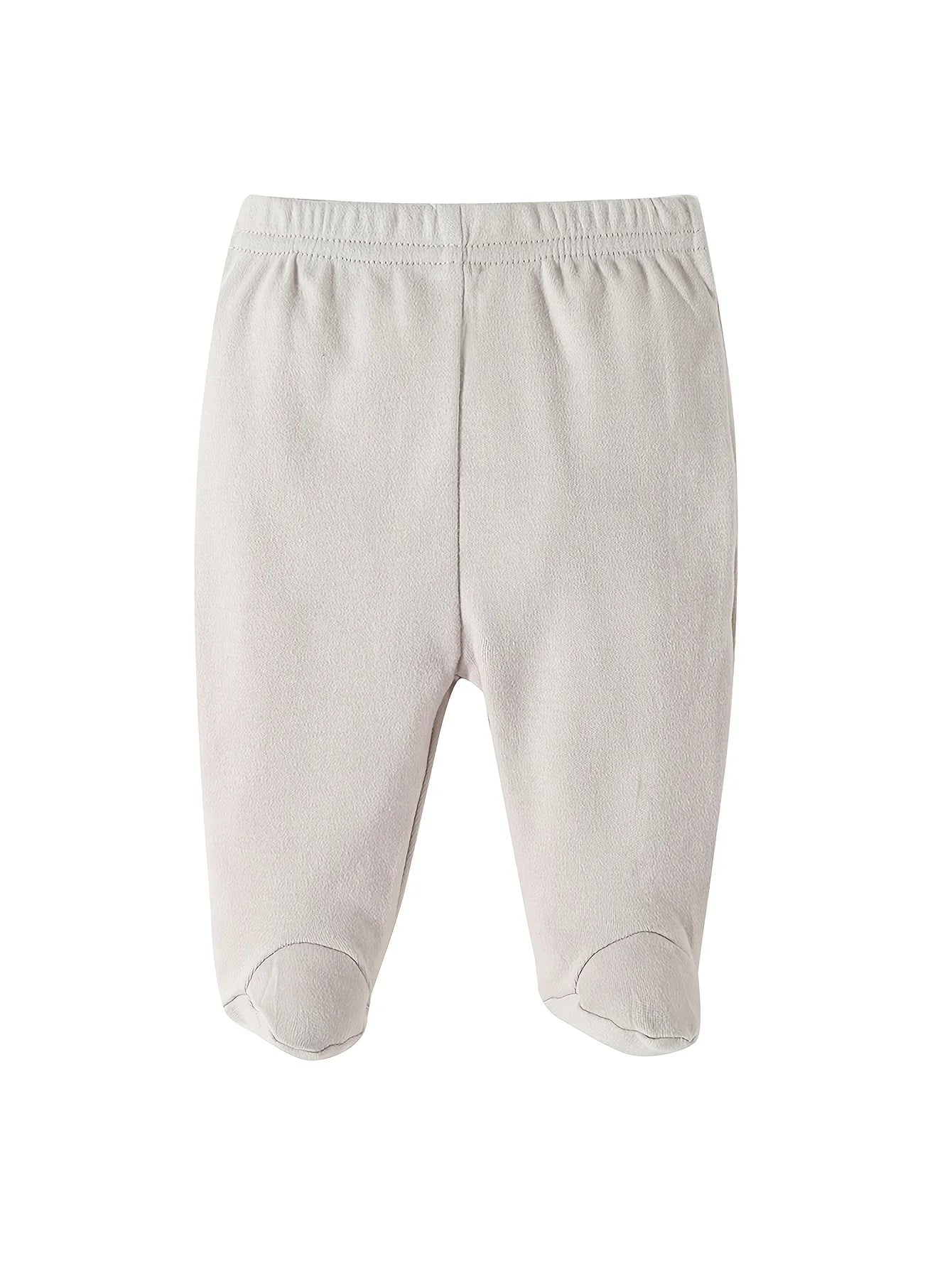 Soft Stretchy Rompers with Cute Prints (Elephant, Giraffe, "I Love Mom" Lettering) Incl. Long Romper, Hat, Bib, Socks, Pants, Jacket, Top And Bodysuit, for Outdoor Travel or Stroller Rides.