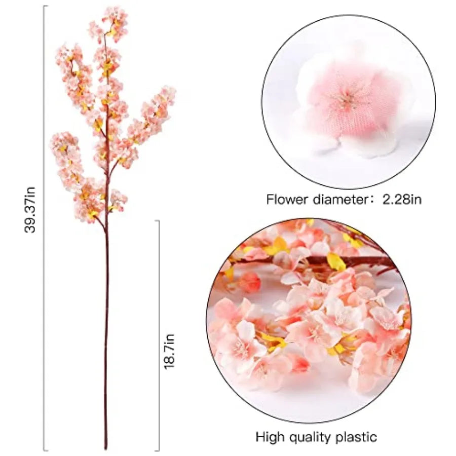 Cherry Blossom Artificial Flowers for Weddings and Home Decor