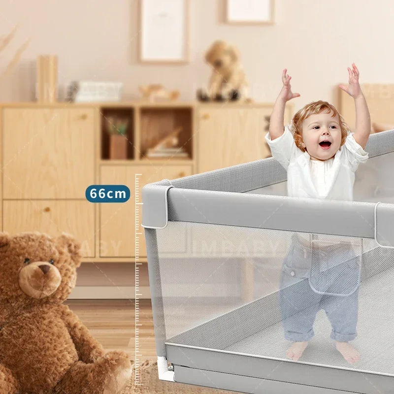 IMBABY Baby Playpen Safe Activity Playground Supports Motor Development