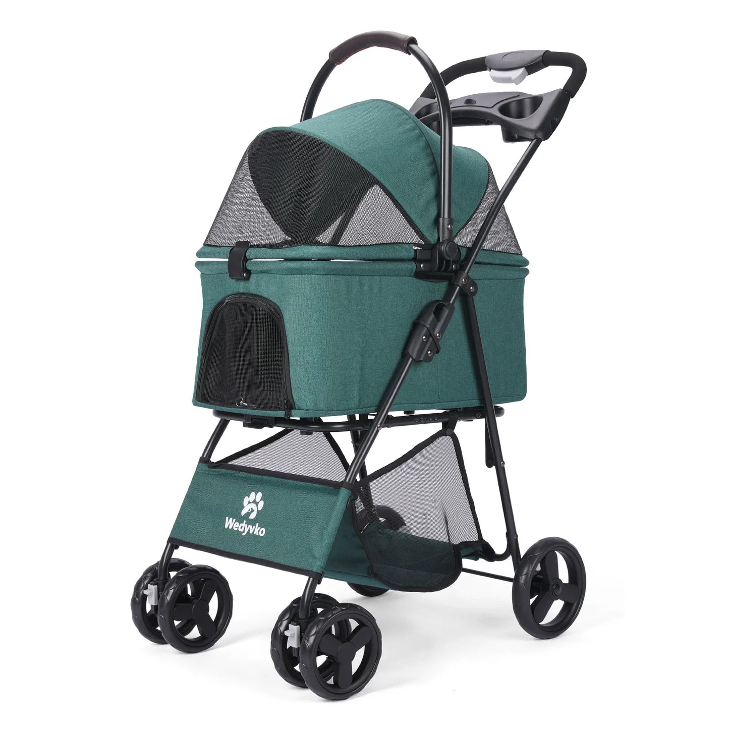 All-Terrain Pet Stroller With Removable Carrier for Enjoying the Outdoors with an Aging Pet