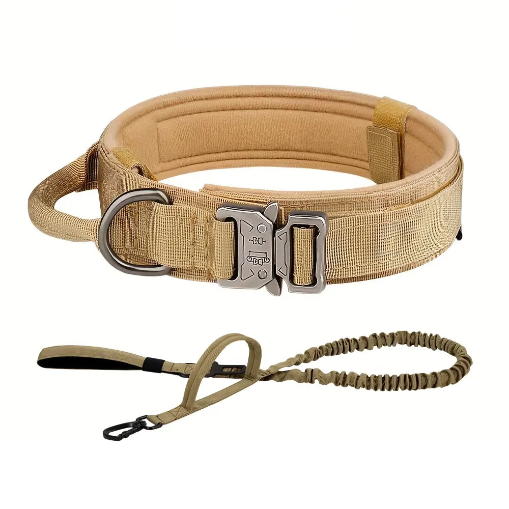 Nylon Dog Training Collar And Leash Set Adjustable For Dogs