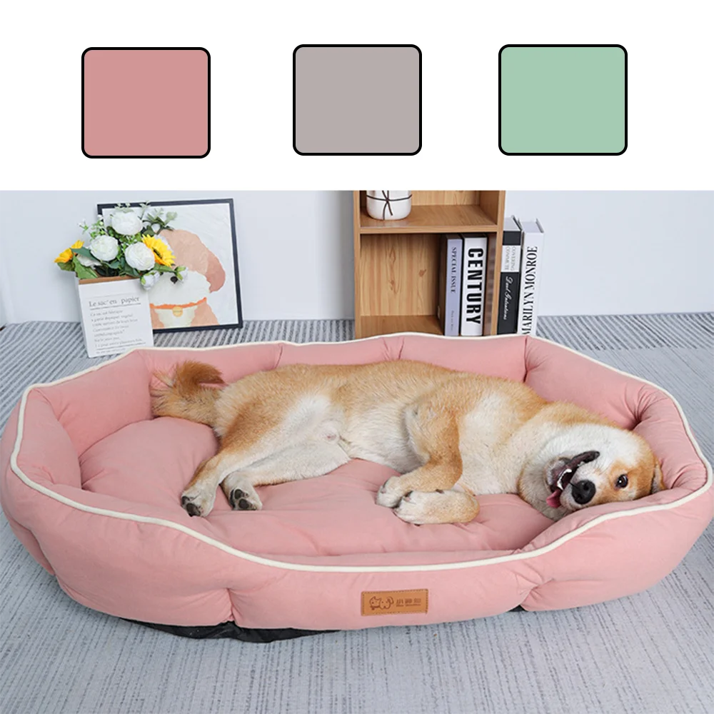 Corduroy Pet Sofa Bed For Dogs And Cats Winter Warm
