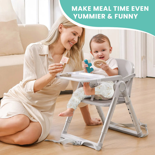 Ubravoo Portable Folding Baby Booster Seat With Tray