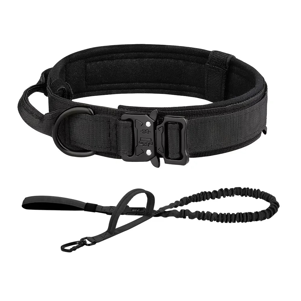 Nylon Dog Training Collar And Leash Set Adjustable For Dogs