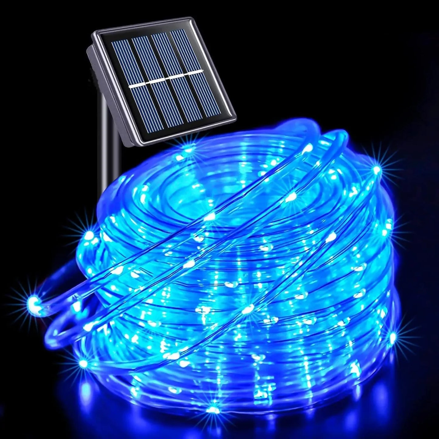 IEEYEEY LED Solar Strip Rope Fairy Lights For Outdoor Garden Decor
