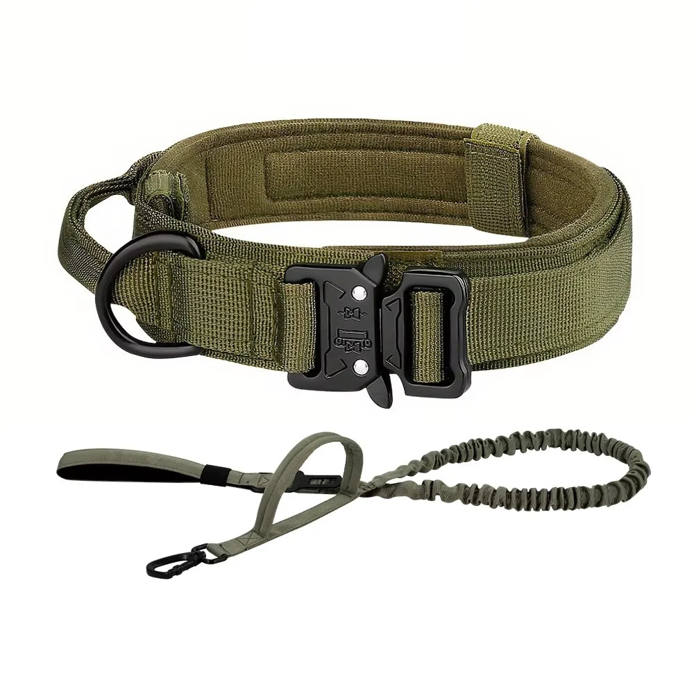 Nylon Dog Training Collar And Leash Set Adjustable For Dogs