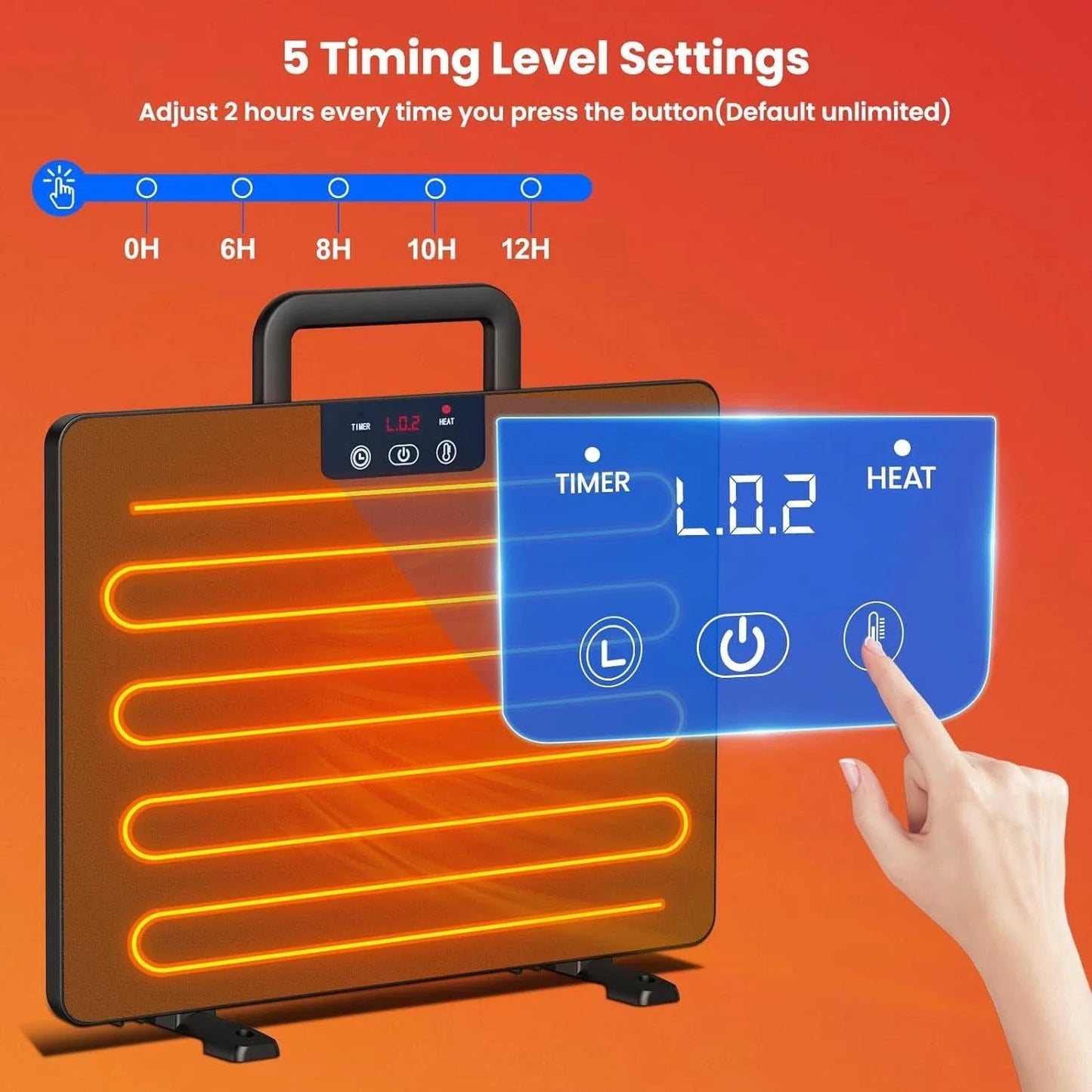 Thermostatic Poultry Heating Panel For Chicken Coop Adjustable Temperature