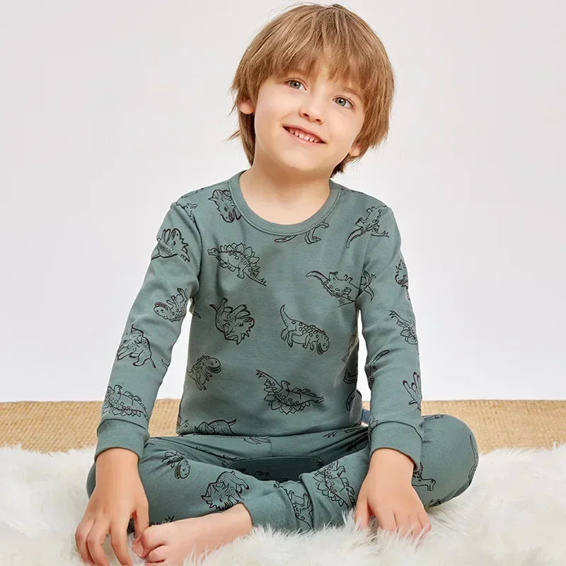 Kids Pajamas for Boys and Girls 2- 10 Years Cotton Sleepwear, Cute Graphic Prints