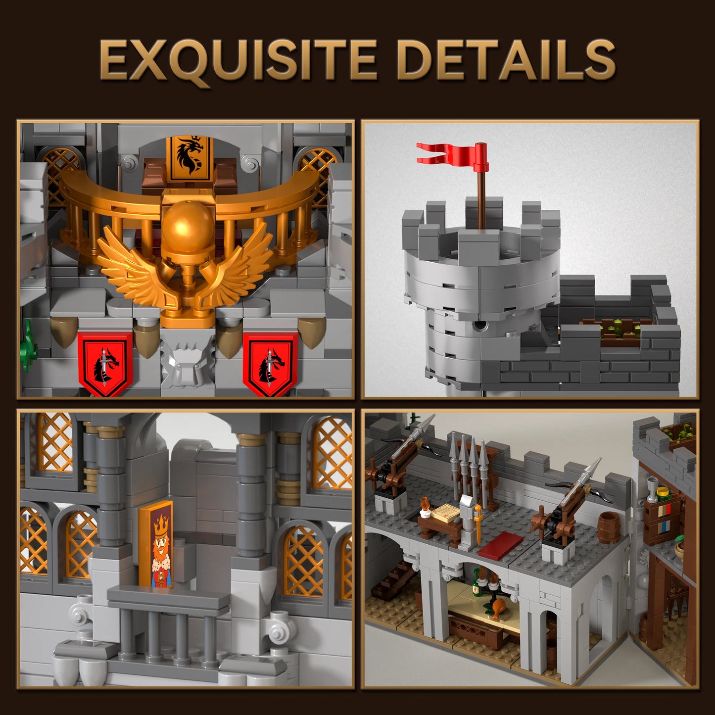 Sword Of Holy Spirit Castle Building Blocks Set For Adults