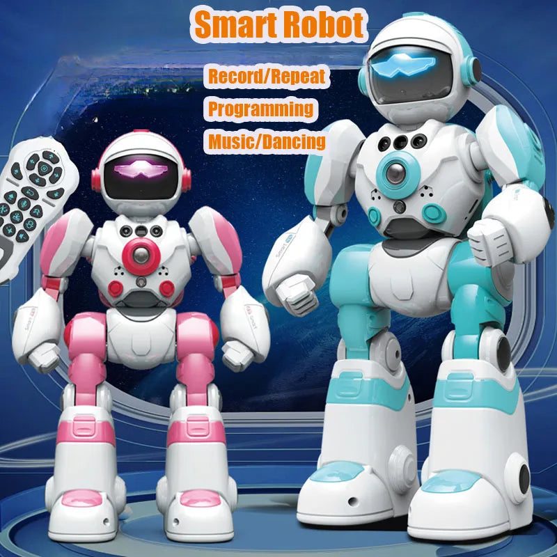 STEM Kids Robot, Interactive with Music, Dance, Record, with controls.