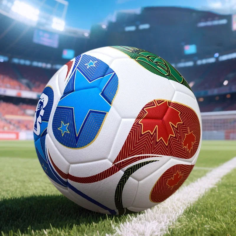 2026 High Quality Soccer Ball Official Size 5 PU Material Seamless Wear Resistant Match Training Football Futbol Voetbal Bola