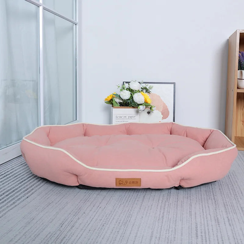 Corduroy Pet Sofa Bed For Dogs And Cats Winter Warm