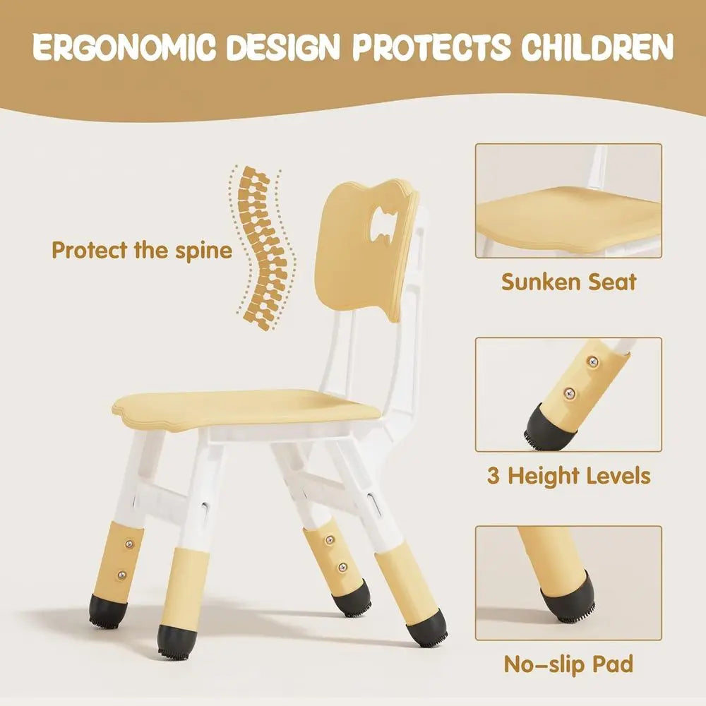 Kids Table And Chairs Grows with Your Child for Play time and Learning Time