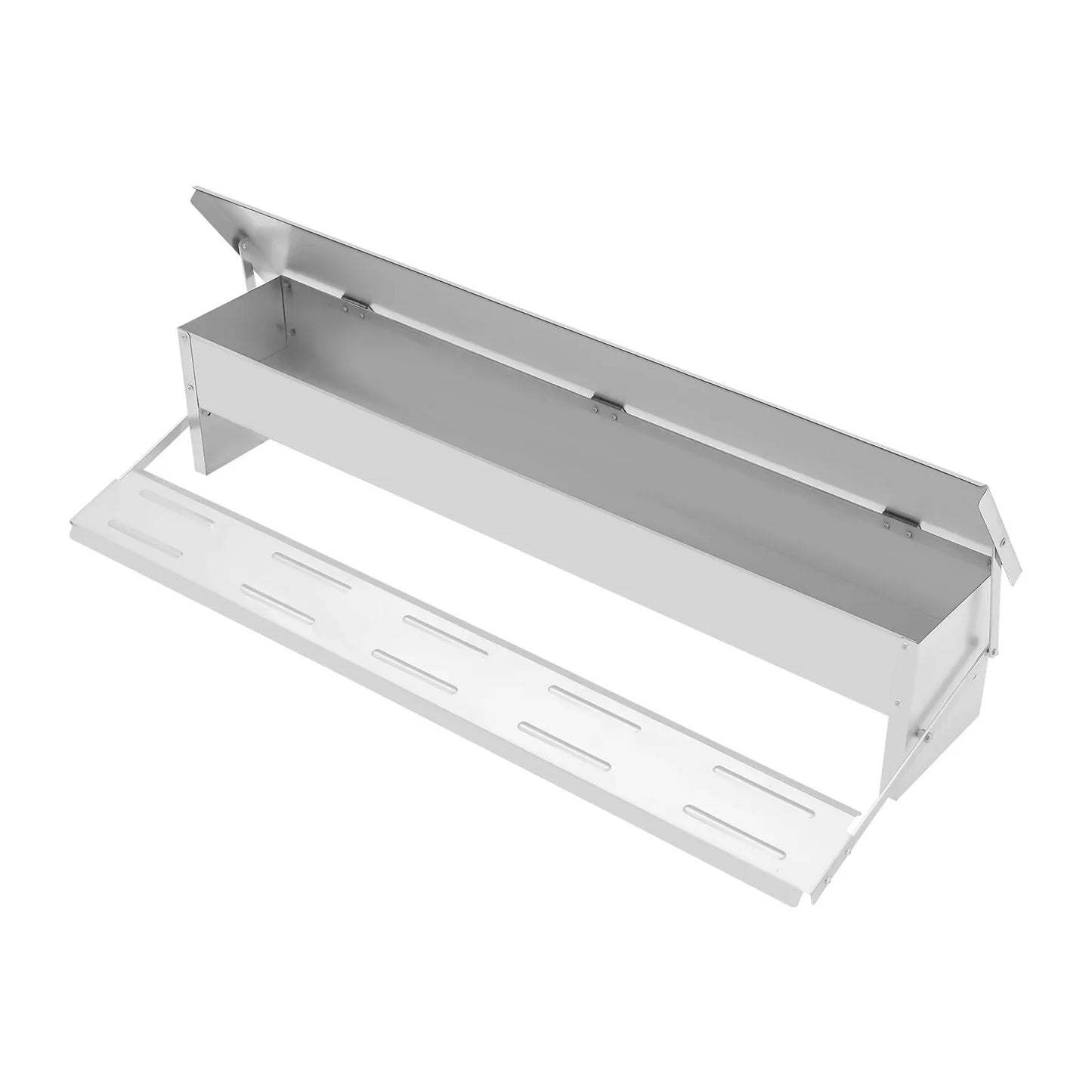 Automatic Chicken Feeder With Weatherproof Lid And Large Capacity