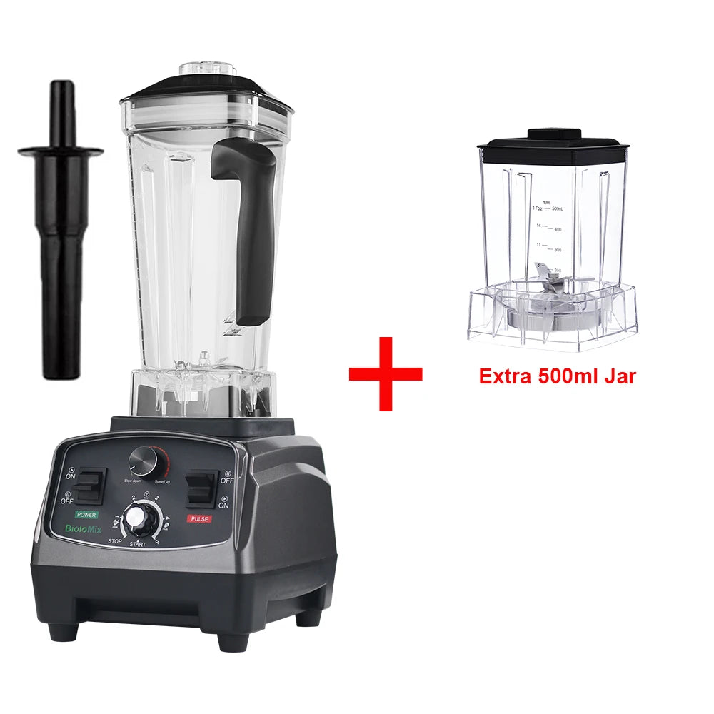 3HP 2200W Heavy Duty Blender, Mixer, Juicer, Food Processor for Soups, Smoothies, Baby Foods, BPA Free with 2L Jar
