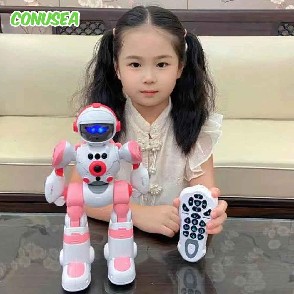 STEM Kids Robot, Interactive with Music, Dance, Record, with controls.