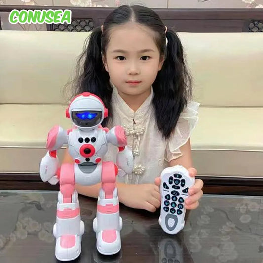 STEM Kids Robot, Interactive with Music, Dance, Record, with controls.