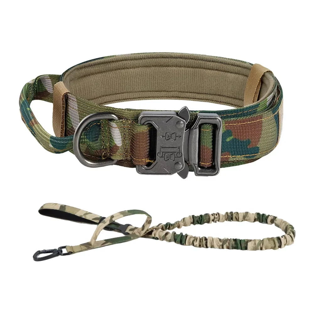 Nylon Dog Training Collar And Leash Set Adjustable For Dogs