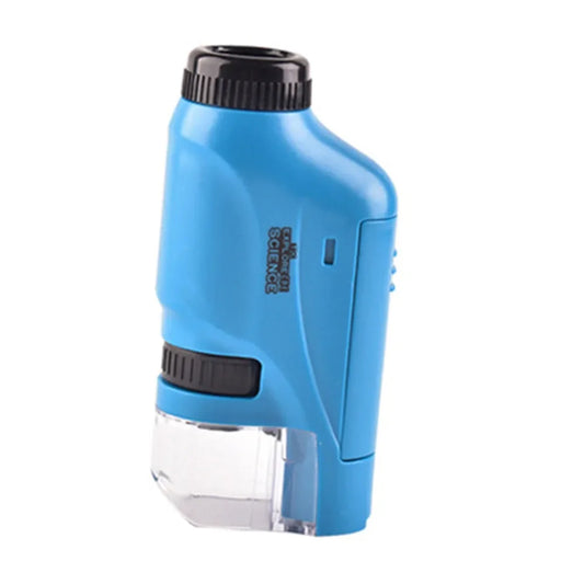 Handheld Microscope Kit With LED Light For Learning in the Great Outdoors, uses batteries for best hands-on discovery