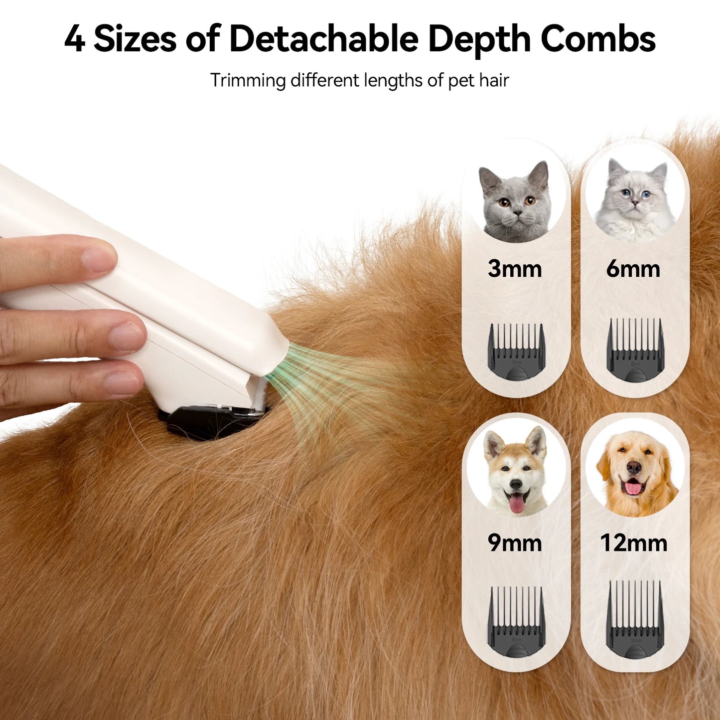 Pet Grooming Vacuum And Hair Dryer With Adjustable Speed