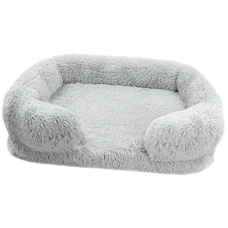 Plush orthopedic dog bed for large dogs -  remove and wash cover, durable comfortable Pet Bed