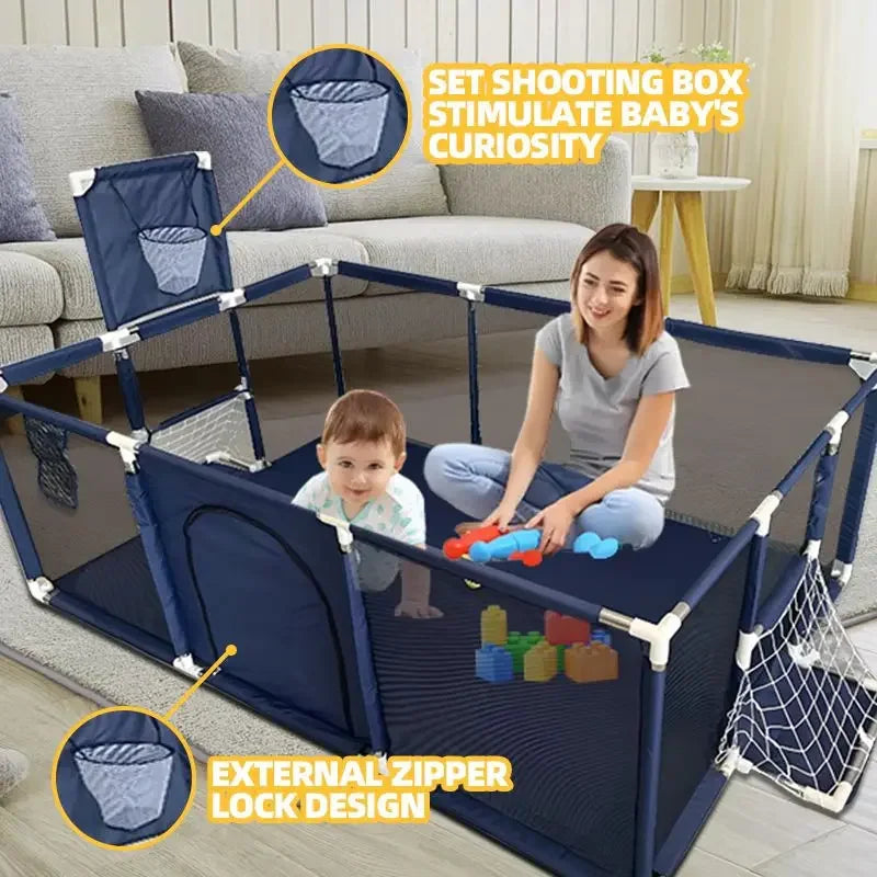Indoor Outdoor Playpen With Soft Padding and Ball Pit for Your Active Kinders