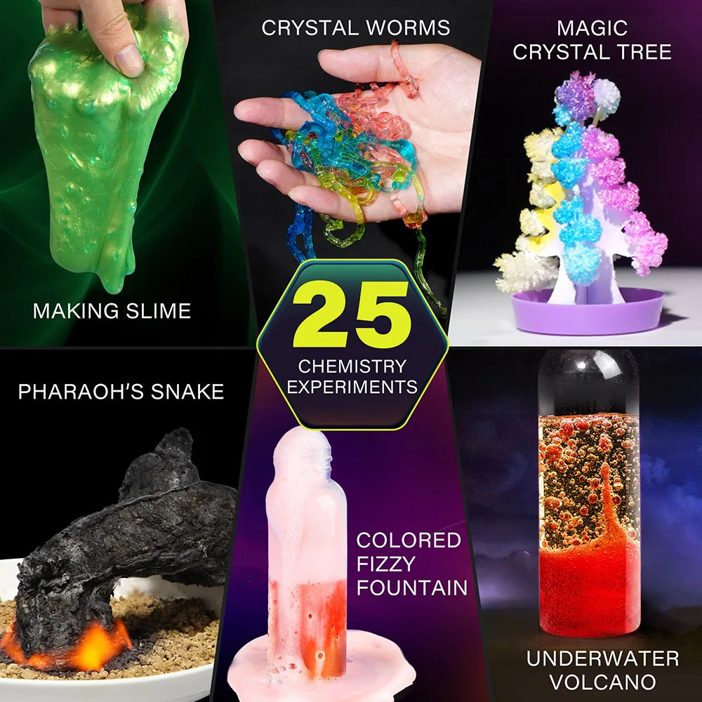 Science Kits for Kids 8+, 105 Experiments Educational Toy, Science Kits STEM Toys for Boys Girls. Makes a great Birthday or Holiday Gift