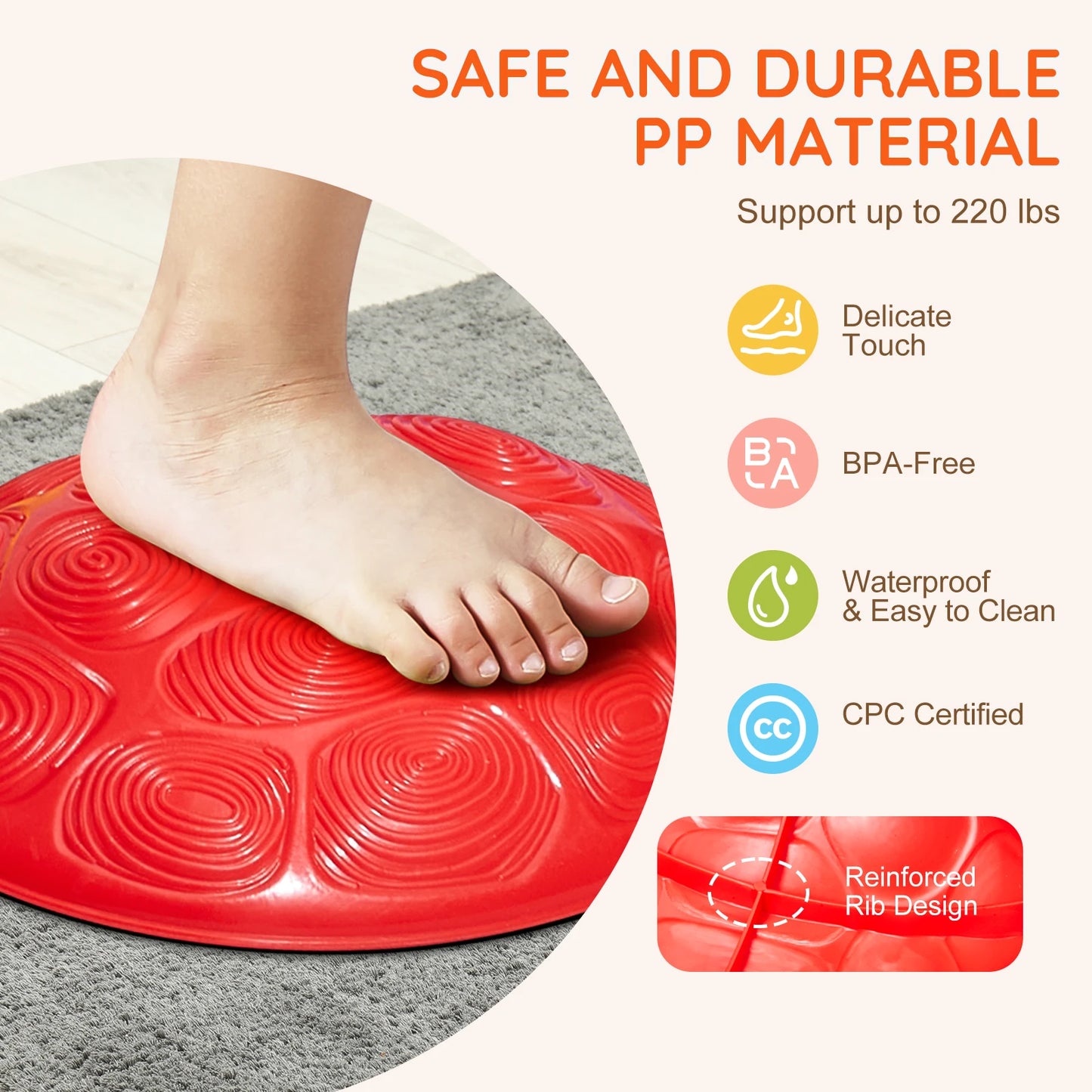SucceBuy Kids Turtle Balance Stepping Stones Set For Outdoor Play