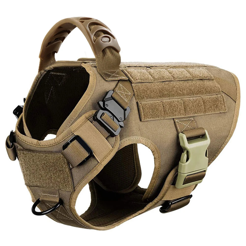 Large Dog Harness, Collar And Leash Set for Training, Walking and Carrying Gear. For Medium to Large Dogs