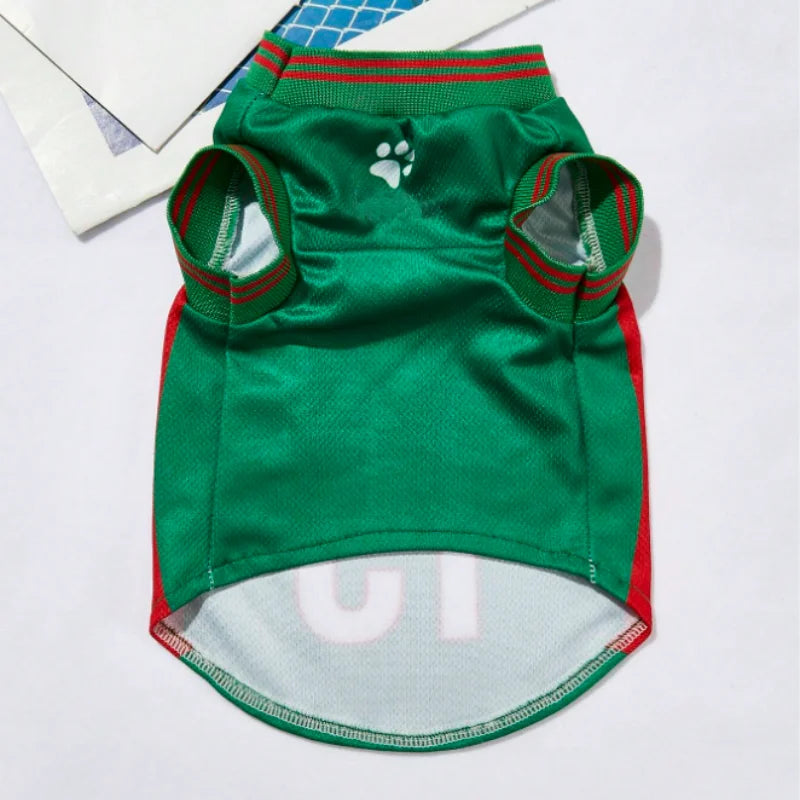 Mesh Breathable Dog Jersey For Sporty Pets -  Dress Up Your Pet