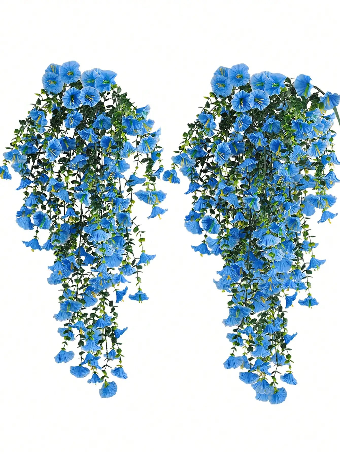 1/2/4pcs Artificial Eucalyptus Silk Flower Vine, UV-Resistant Greenery For Outdoor Hanging, Suitable For Anniversary, Graduation, Wedding, Party, Home, Office, Porch, Garden, Wall Decor for Spring & Summer