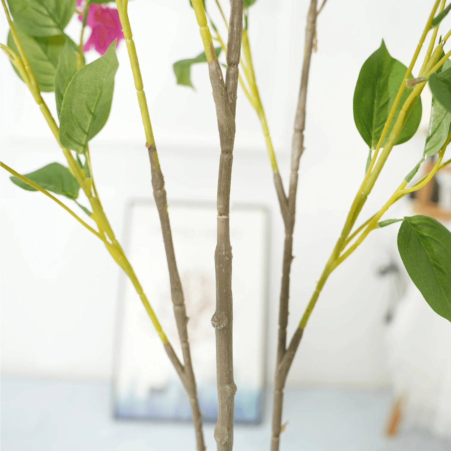 4FT Artificial Bougainvillea Flower Tree, Real Touch Silk Plant, Beautiful Tropical Decor for Home, Patio, Sunrooms, Parties, Weddings.