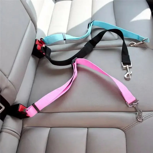 Dog Car Seat Belt Travel Safety Harness For Pets Vehicles