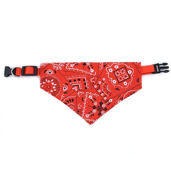 Adjustable Small Pet Bandana, Triangular Style to dress your Little 4-legged buddy
