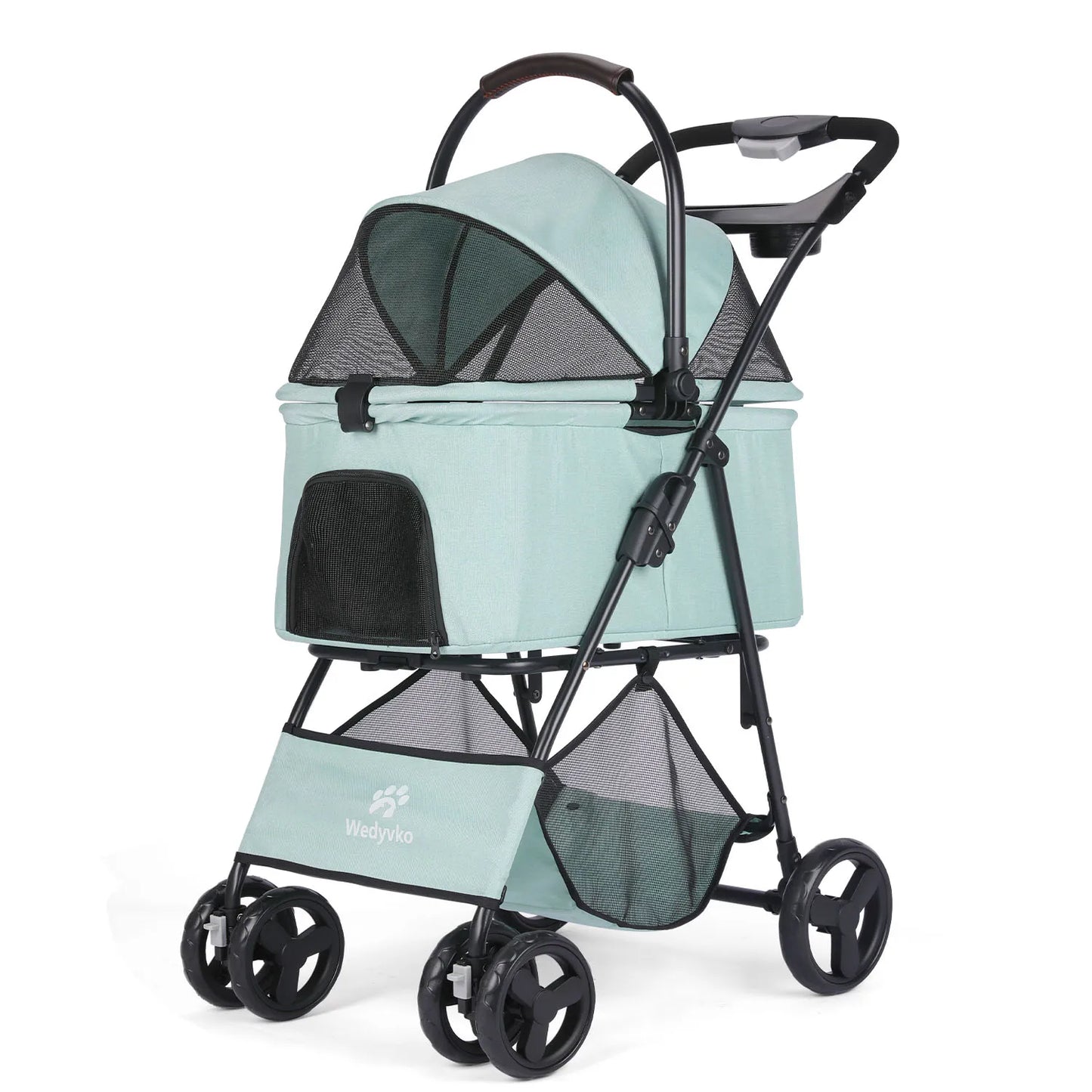 All-Terrain Pet Stroller With Removable Carrier for Enjoying the Outdoors with an Aging Pet