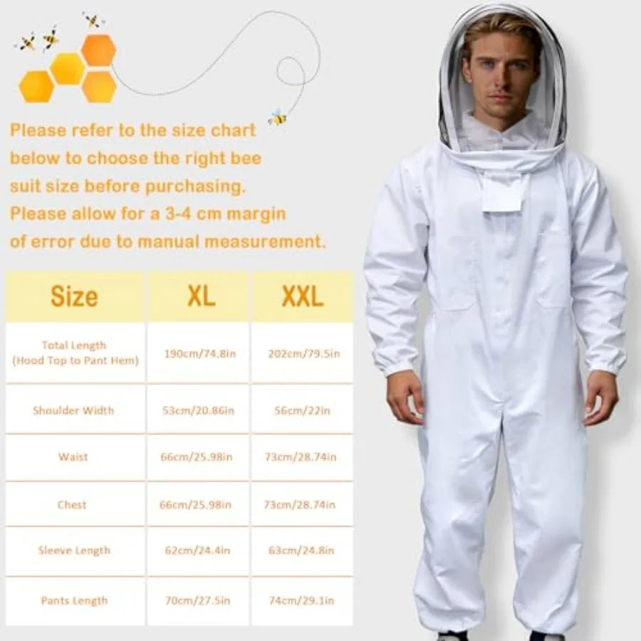 Blisstime 13Piece Beekeeping Starter Kit With Bee Suit And Smoker