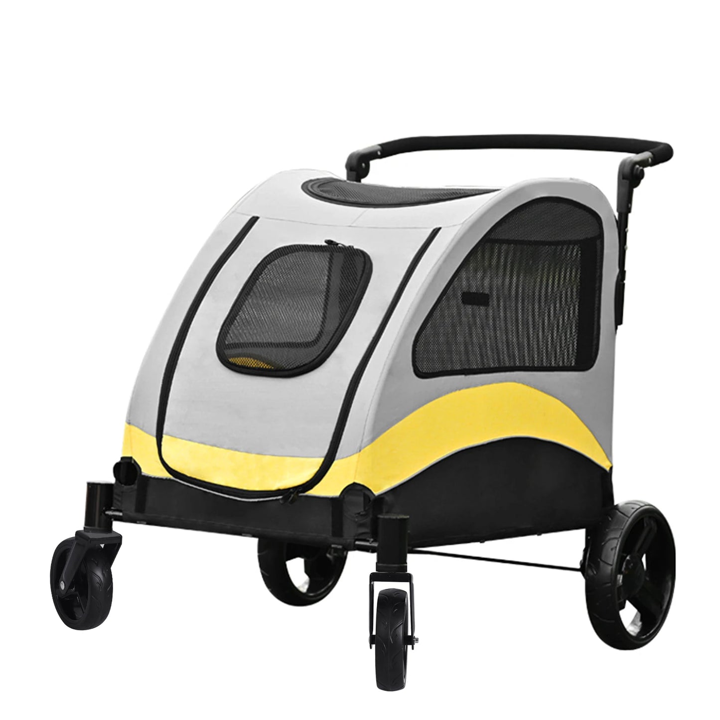 Portable Four Wheel Dog Stroller Foldable Travel Carrier