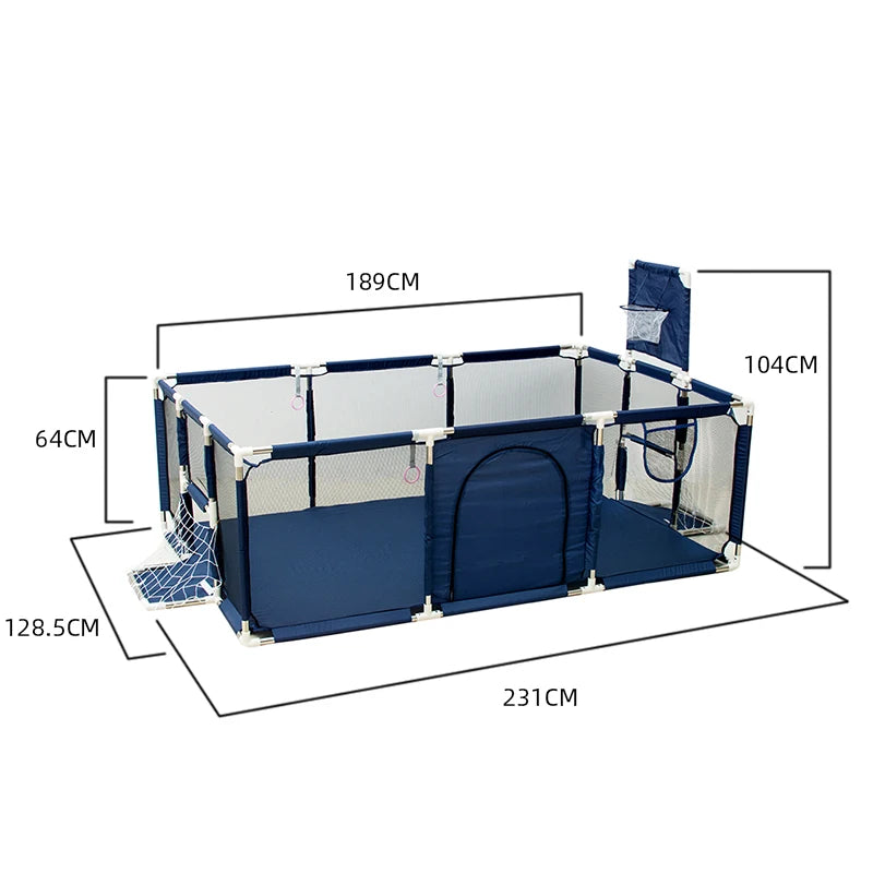 Indoor Outdoor Playpen With Soft Padding and Ball Pit for Your Active Kinders