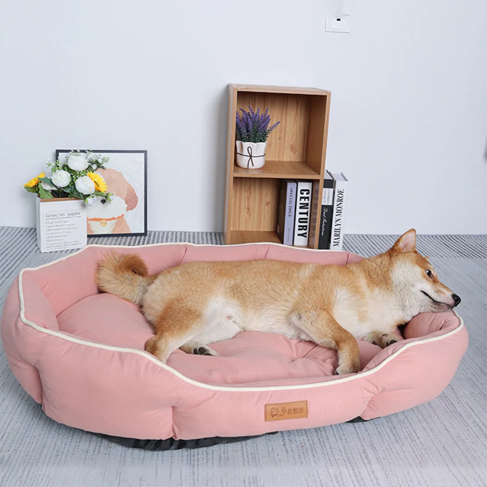 Corduroy Pet Sofa Bed For Dogs And Cats Winter Warm