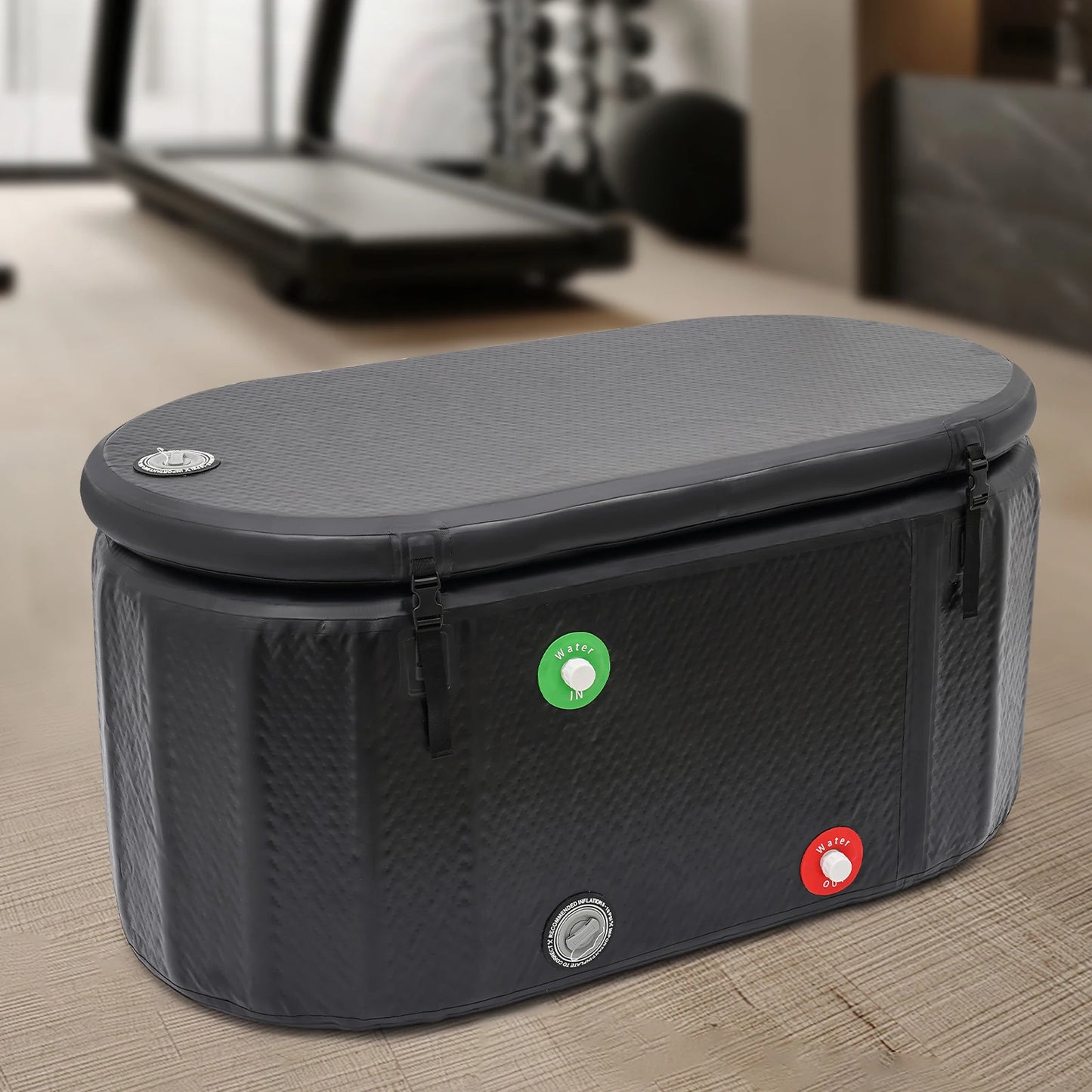 Inflatable Ice Bath Tub For Active Parents and Athletes With Pump, Large Capacity, to relax muscles after workouts