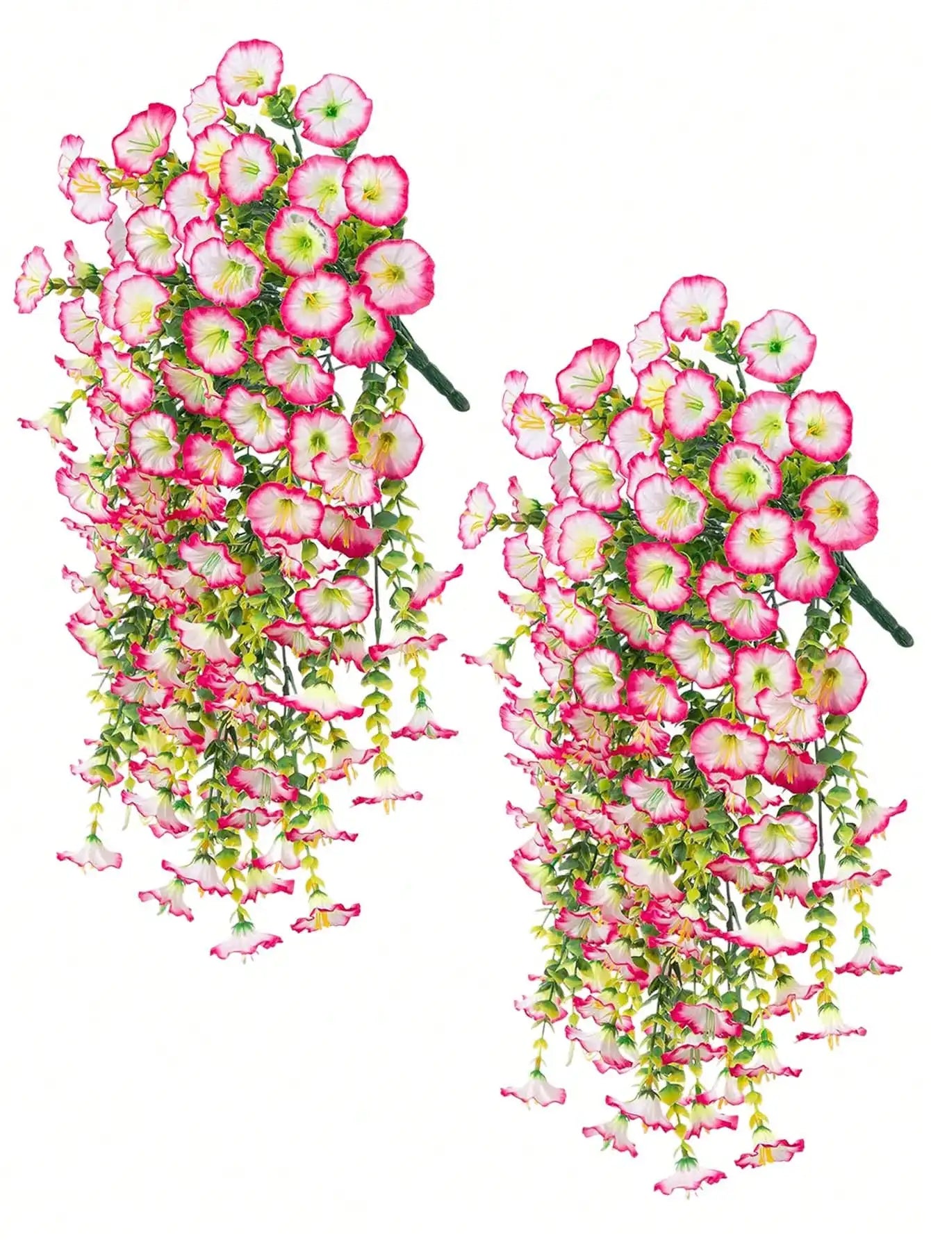1/2/4pcs Artificial Eucalyptus Silk Flower Vine, UV-Resistant Greenery For Outdoor Hanging, Suitable For Anniversary, Graduation, Wedding, Party, Home, Office, Porch, Garden, Wall Decor for Spring & Summer