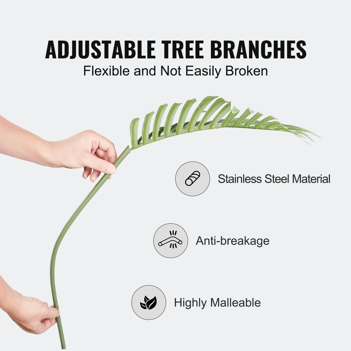 Artificial Palm Tree Faux Plant For Indoor Outdoor Decor